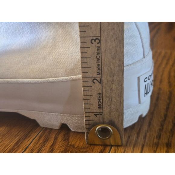 Converse Chuck Taylor All Star High White Platform Womens Sneakers Size 11 - Picture 12 of 12